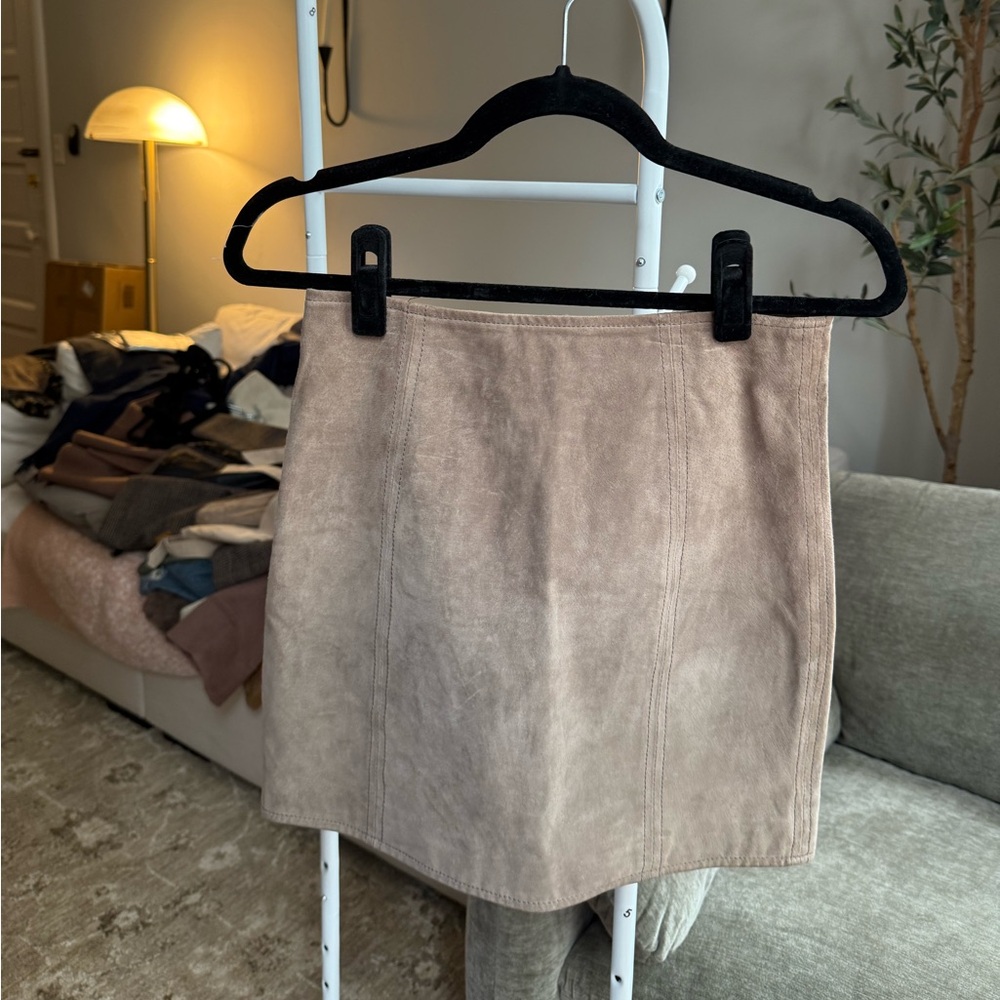 Blanknyc Suede Mini Skirt